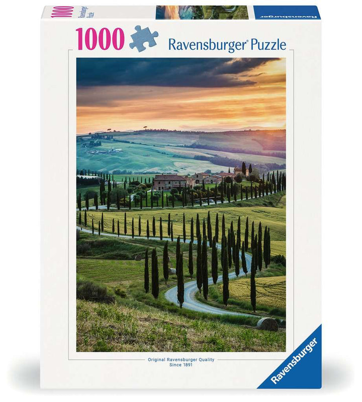 Ravensburger Puzzle 12001208 - Orciatal, Toskana - 1000 Teile Puzzle für Erwachsene und Kinder ab 14 Jahren