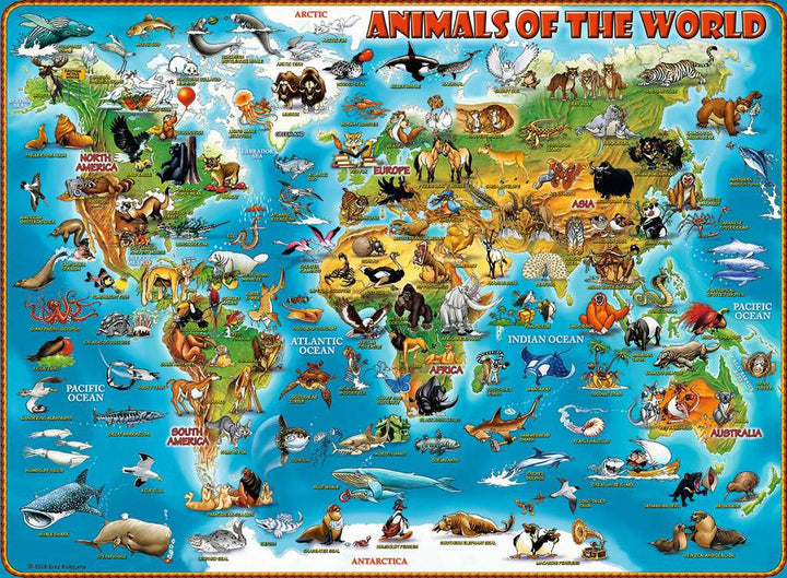 Tiere rund um die Welt