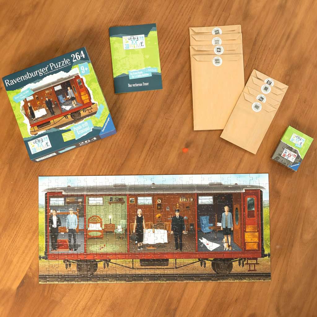 Ravensburger Puzzle X Crime - Das verlorene Feuer - 264 Teile Puzzle-Krimispiel für 1- 4 junge Detektive ab 9 Jahren