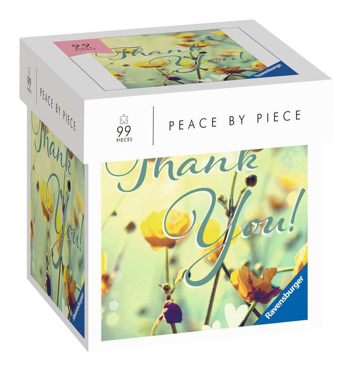 Ravensburger Puzzle - Thank you - Peace by Piece 99 Teile