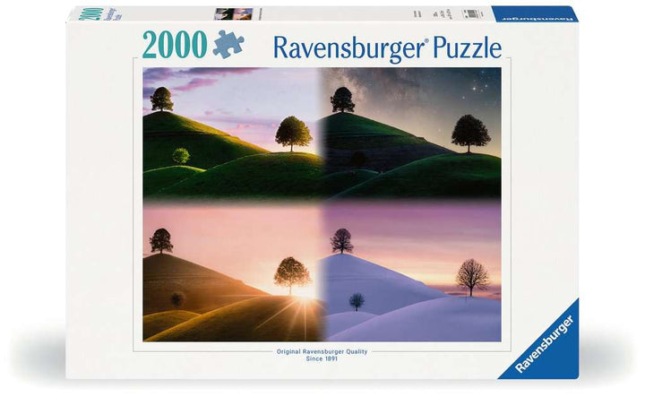 Ravensburger Puzzle 17443  - Stimmungsvolle Bäume und Berge  2000 Teile Puzzle für Erwachsene und Kinder ab 14 Jahren