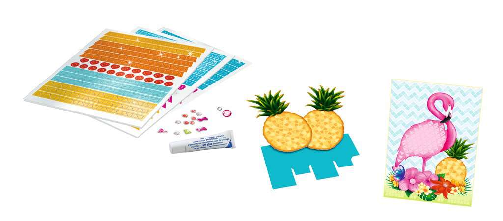 Ravensburger 18240  BeCreative Mosaik Tropical, DIY für Kinder ab 7 Jahren