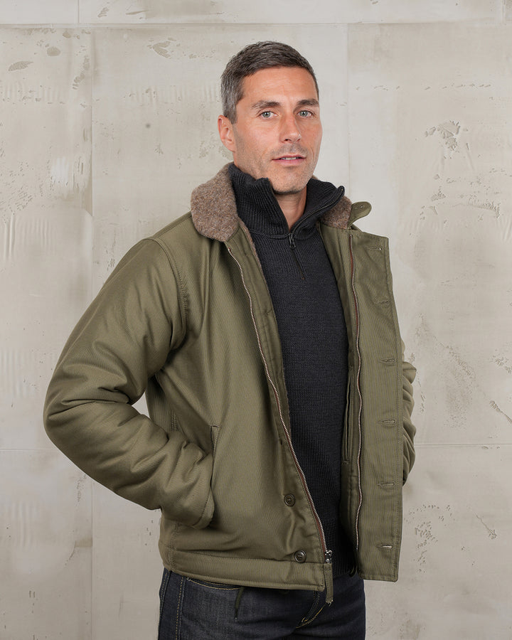 1943 N1 Deck Jacket Bangor Green