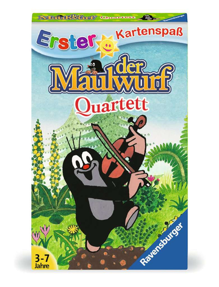 Ravensburger 20435 - Der Maulwurf-Quartett, Kartenspiele ab 3 Jahren