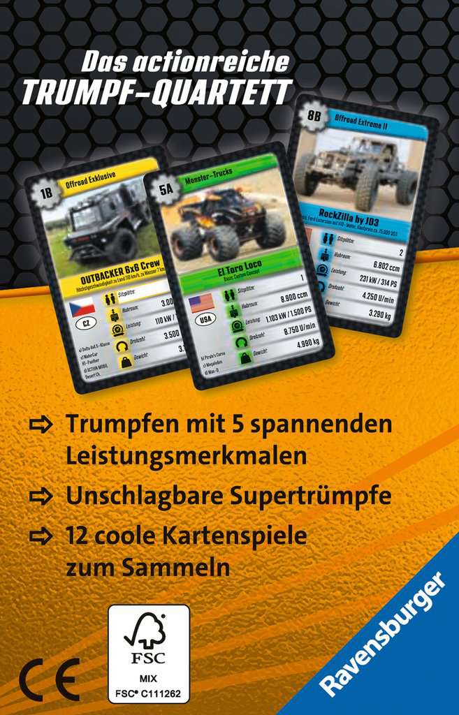 Supertrumpf Auto Monster