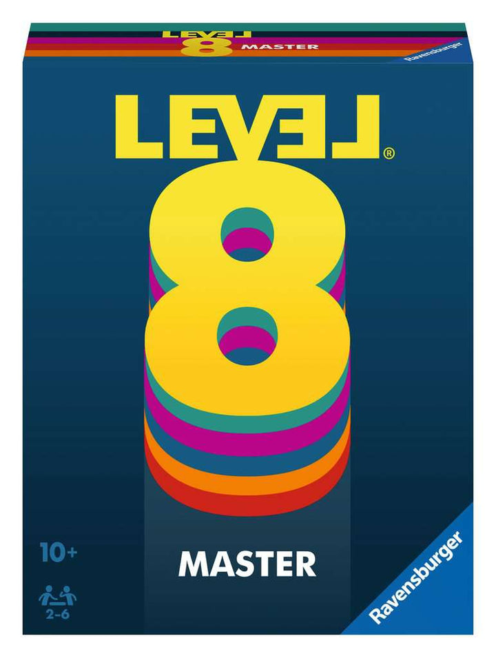 Ravensburger 20868 - Level 8 Master, Die Master Version des beliebten Kartenspiels für 2-6 Spieler ab 10 Jahren / Familienspiel / Reisespiel