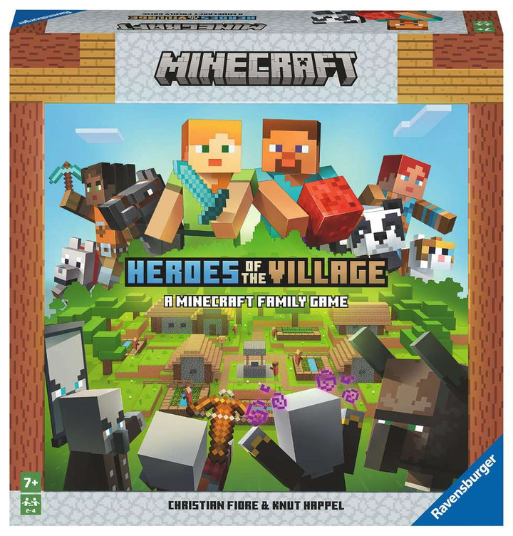 Ravensburger 20914 Minecraft Heroes of the Village – Kooperatives Familienspiel für 2-4 Spieler ab 7 Jahren