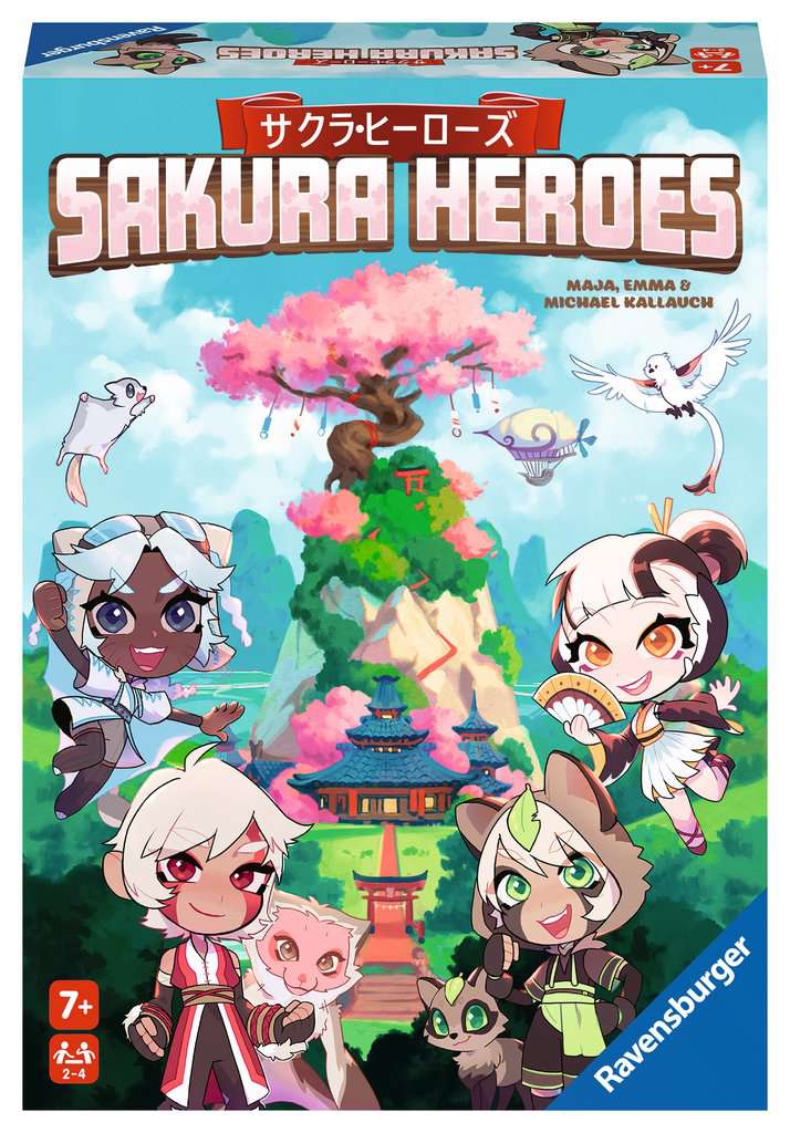 Ravensburger 20957 Sakura Heroes - Würfelspiel mit ganz viel Action für 2-4 Spieler ab 7 Jahren