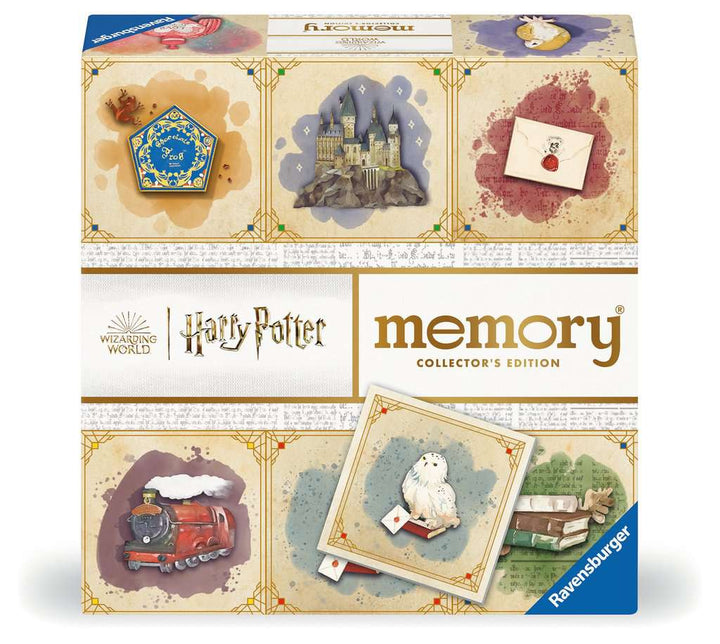 Ravensburger 22349 Collector's memory® Harry Potter - Der Klassiker mit magischem Leucht-Effekt entführt 2 bis 8 Harry Potter Fans ab 6 Jahren in die zauberhafte Welt von Hogwarts