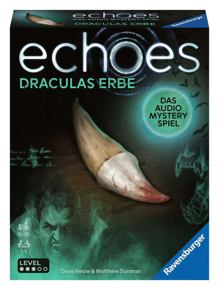 Ravensburger 22360 echoes Draculas Erbe - Audio Mystery Spiel ab 14 Jahren, Erlebnis-Spiel