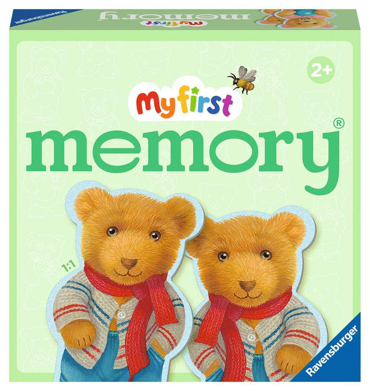 Ravensburger - 22376 - My first memory® Teddys, Merk- und Suchspiel mit extra großen Bildkarten in Teddyform für Kinder ab 2 Jahren