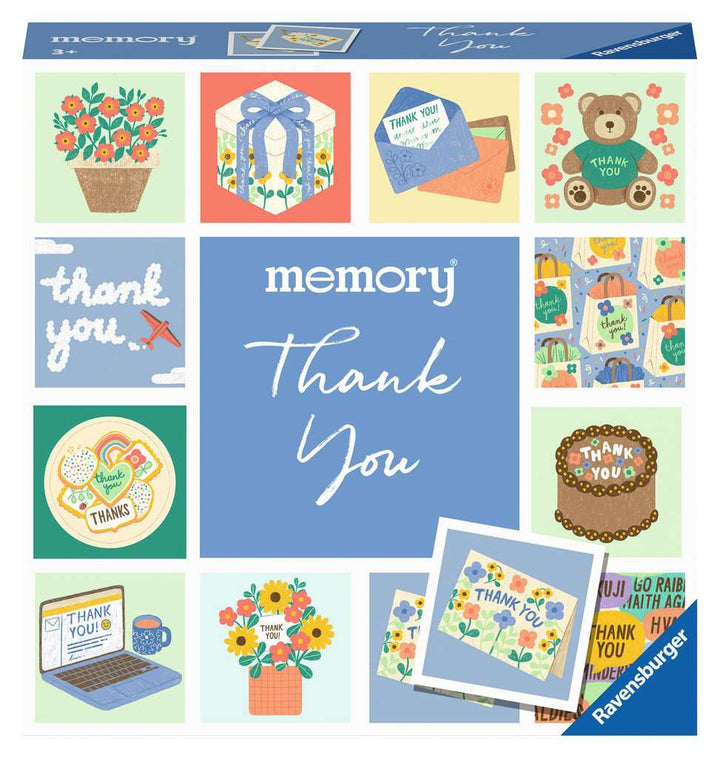 Ravensburger 22400 memory®  moments - Thank you, 24  liebevoll gestaltete Kartenpaare sagen auf ganz besondere Weise Danke! Ravensburger Spieleklassiker für 2 bis 6 Spieler ab 3 Jahren