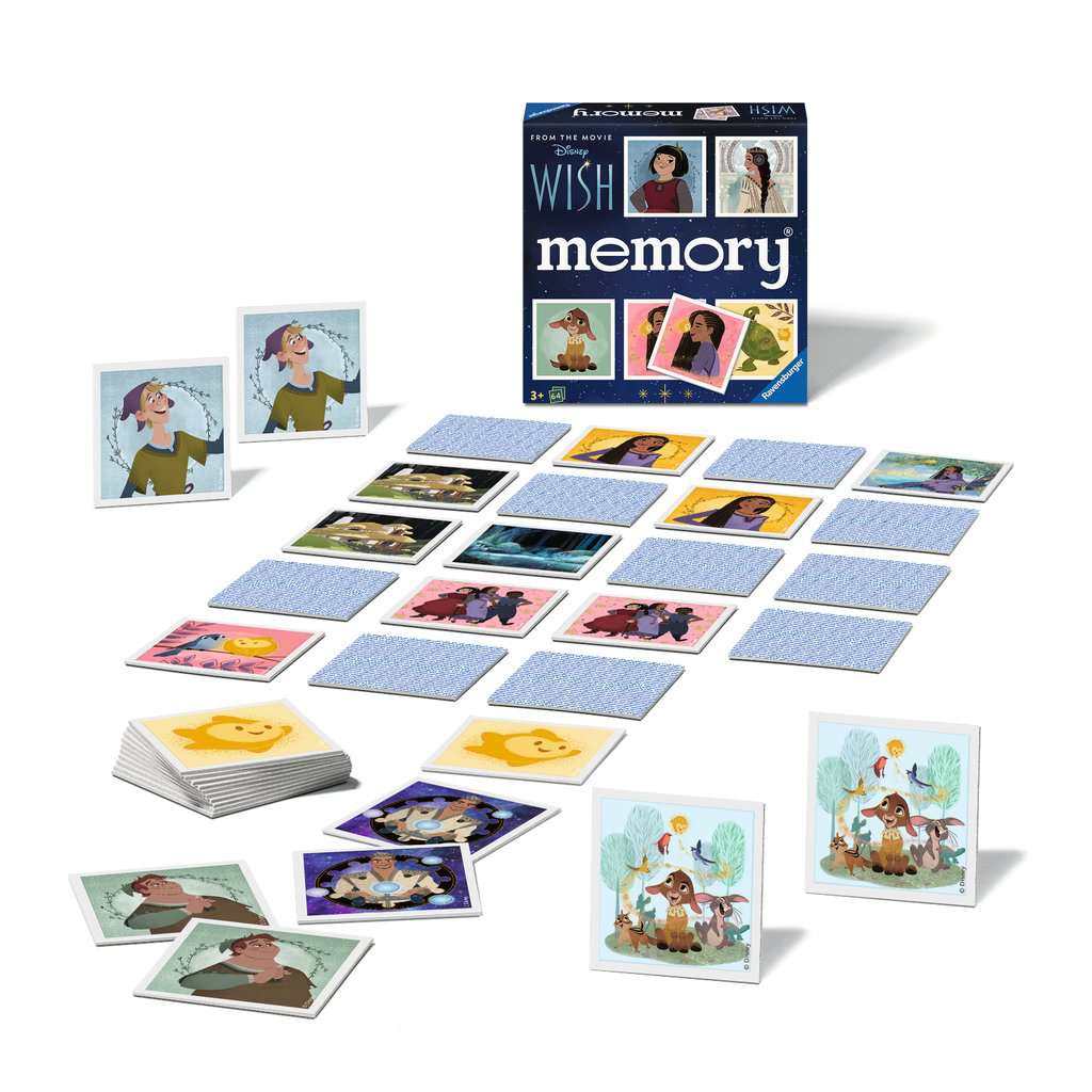 Ravensburger 22595 memory® Disney Wish - Der Gedächtnisspiel-Klassiker für die ganze Familie ab 3 Jahren bei dem kein Wunsch unerfüllt bleibt