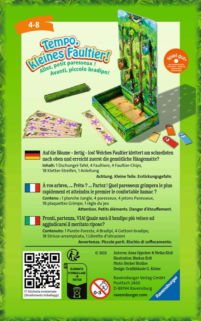 Tempo, kleines Faultier!