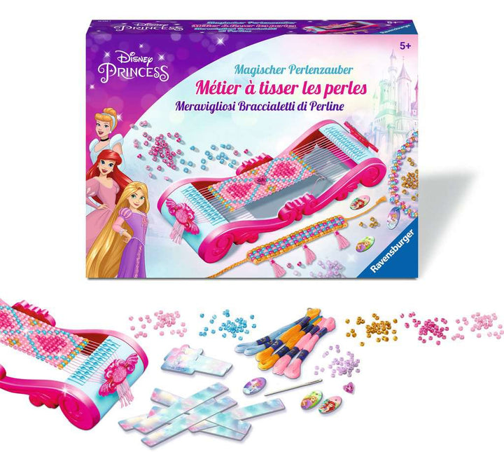 Ravensburger 23540  Magischer Perlenzauber Disney Princesses - Zauberhafte Armbänder aus bunten Perlen basteln, Kreatives Bastelset  für Kinder ab 5 Jahren