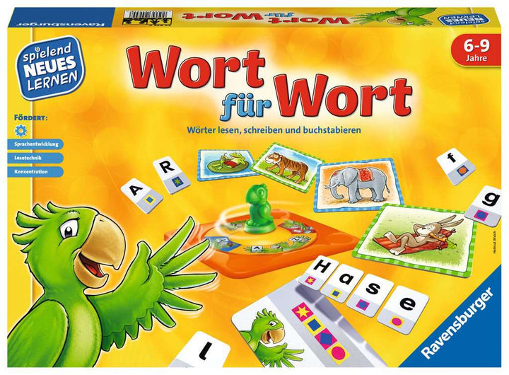 Ravensburger 24955 - Wort für Wort - Spielen und Lernen für Kinder, Lernspiel für Kinder von 6-9 Jahren, Spielend Neues Lernen für 1-4 Spieler