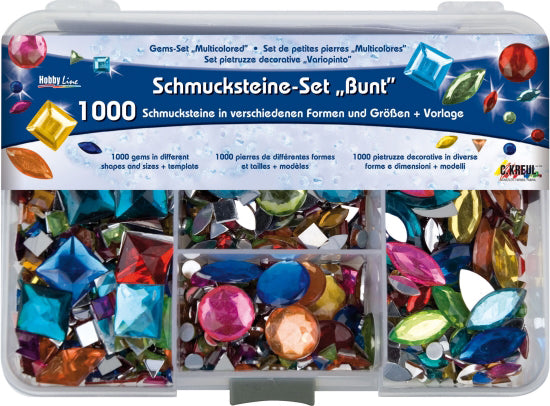 KREUL Schmucksteine Set Bunt