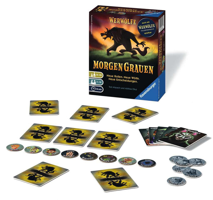 Ravensburger 26729 - Werwölfe - MorgenGrauen, Spielereihe ab 10 Jahren, Gesellschaftsspiel für 3-10 Spieler, Partyspiel