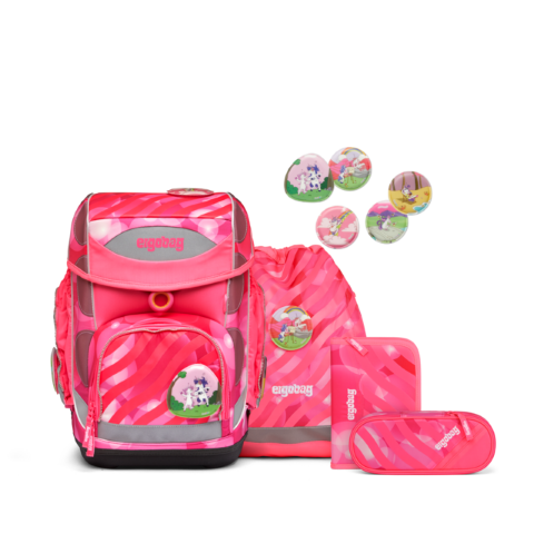 Ergobag cubo Schulranzen Set KuntBärbuntes Einhorn