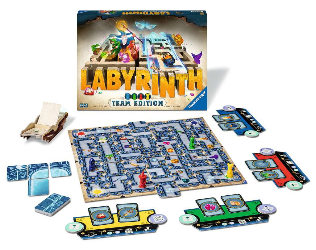 Ravensburger 27328 Labyrinth Team Edition- Die kooperative Variante des Spieleklassikers für 2 - 4 Personen ab 8 Jahren