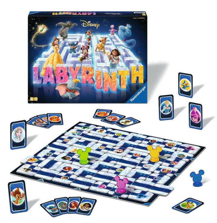 Ravensburger 27460 - Disney Labyrinth - Der Familienspiel-Klassiker für 2-4 Spieler ab 7 Jahren mit den beliebtesten Disney Charakteren