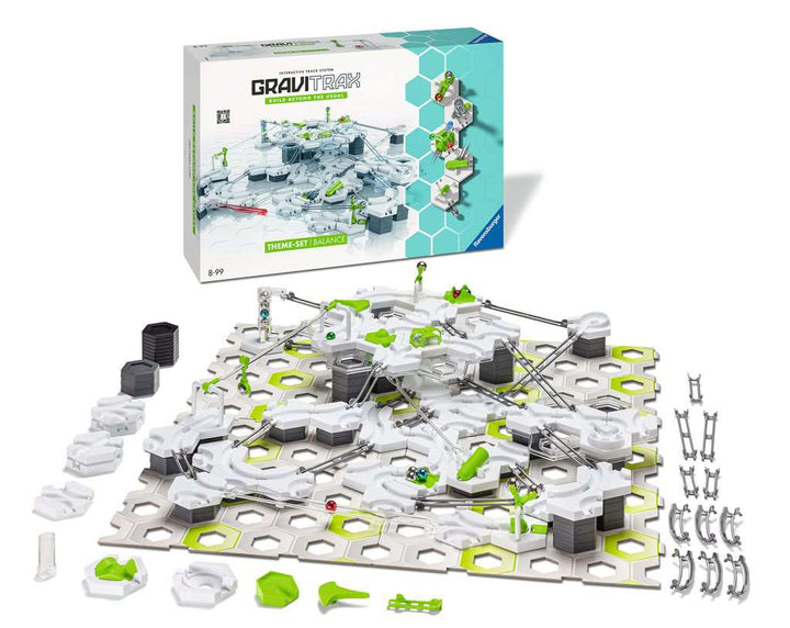 Ravensburger GraviTrax Starter-Set Balance 27470 - GraviTrax Starterset für deine Kugelbahn - Murmelbahn und Konstruktionsspielzeug ab 8 Jahren, alleine bespielbar