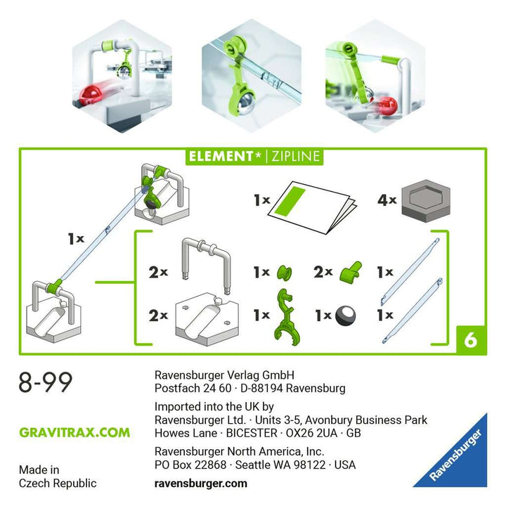 RAVENSBURGER GRAVITRAX ELEMENT ZIPL -  -