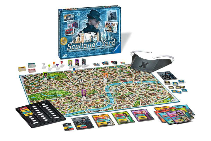 Ravensburger Gesellschaftsspiel 27515 - Scotland Yard - Familienspiel, Brettspiel für Kinder und Erwachsene, Spiel des Jahres, für 2-6 Spieler, ab 8 Jahre