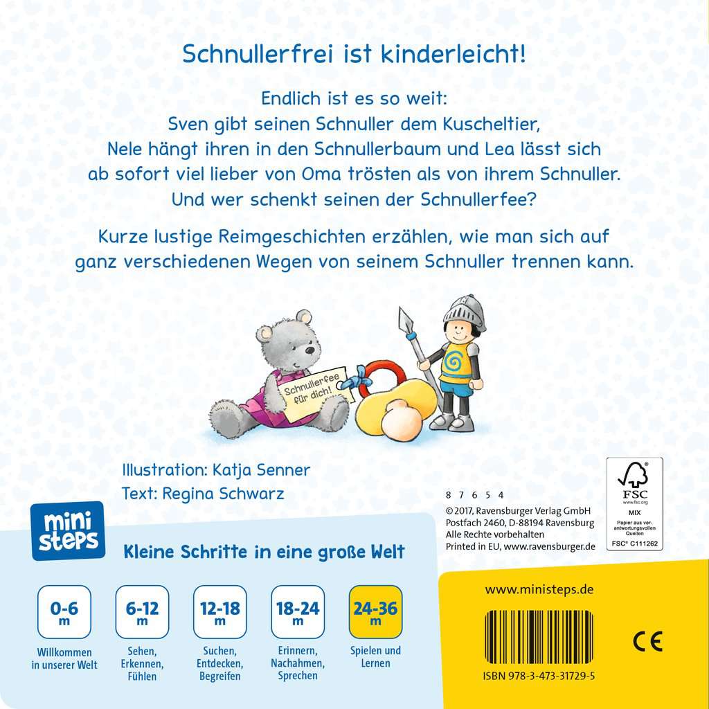 ministeps: Ich brauche keinen Schnuller mehr!