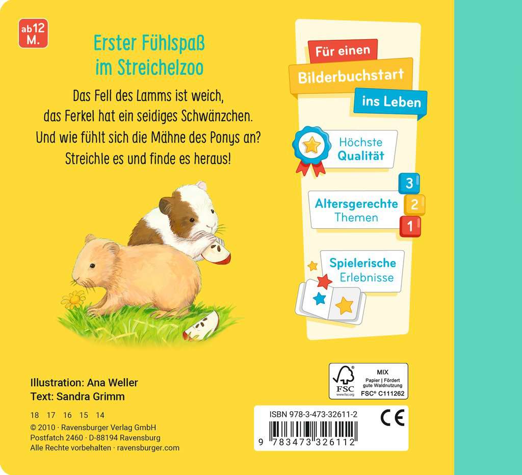 Mein erstes Fühlbuch: Mein kleiner Streichelzoo