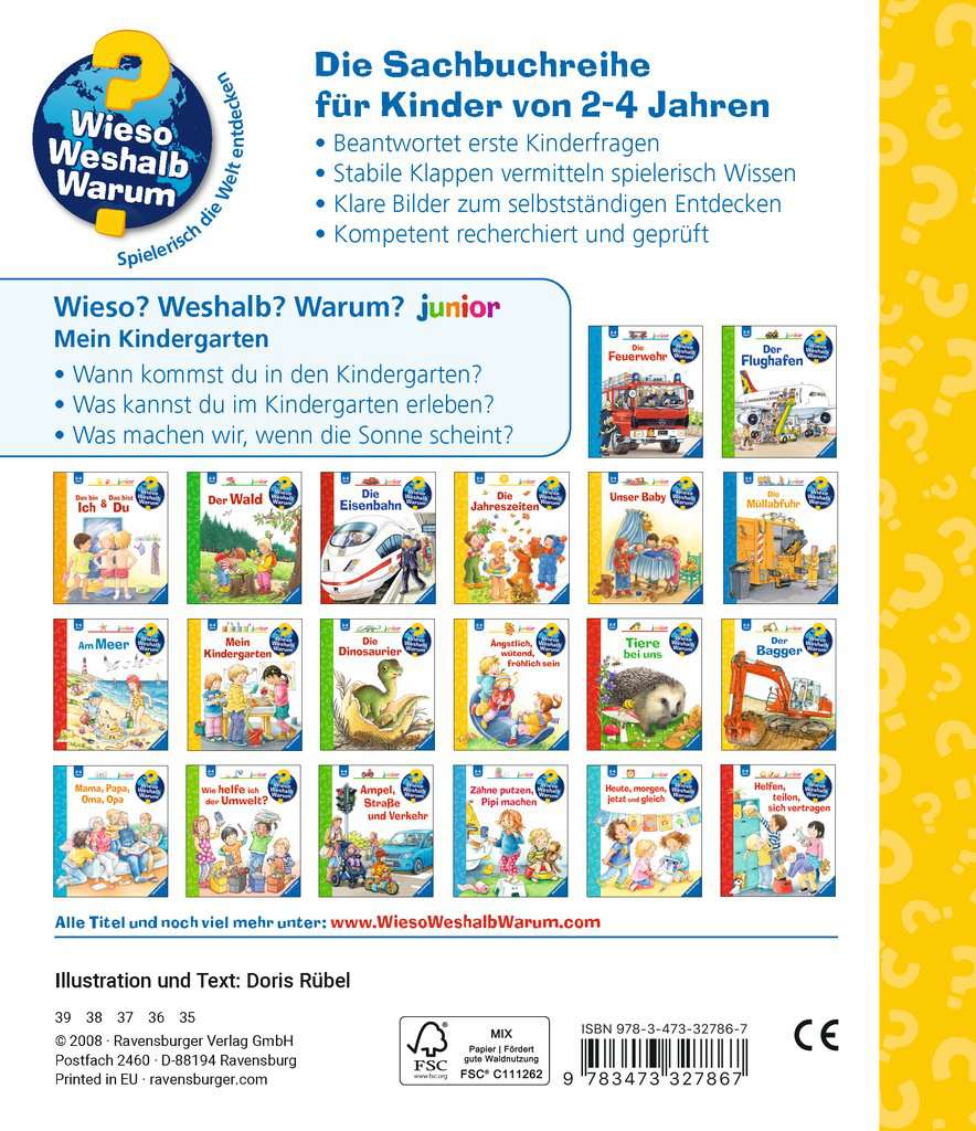 Wieso? Weshalb? Warum? junior, Band 24: Mein Kindergarten