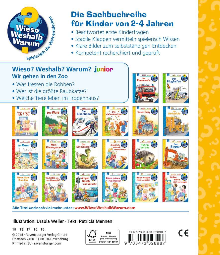 Wieso? Weshalb? Warum? junior, Band 30: Wir gehen in den Zoo