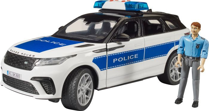 Range Rover Velar Polizeifahrzeug mit Polizist BRUDER