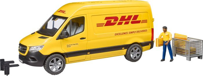 MB Sprinter DHL mit Fahrer BRUDER
