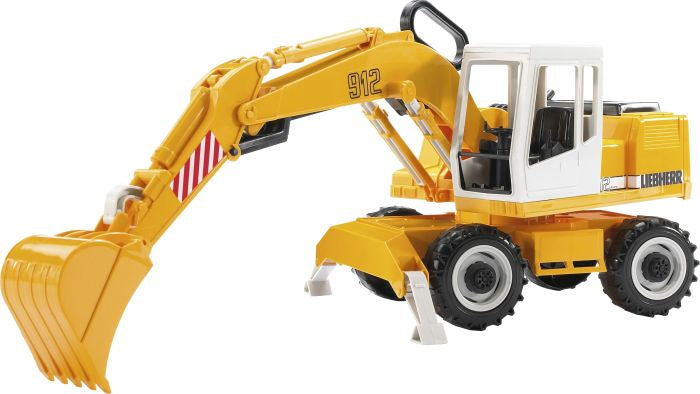 BRUDER SCHAUFELBAGGER LIEBHERR GELB -  -
