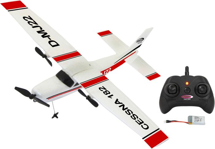 Cessna 182 Flugzeug 2,4GHz Gyro 2CH