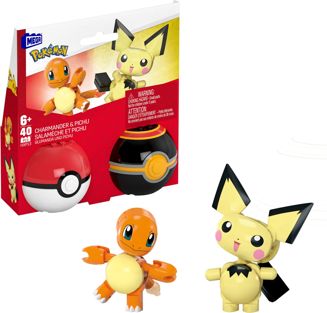 MEGA Pokémon POKÉ Ball Charmander/Pichu