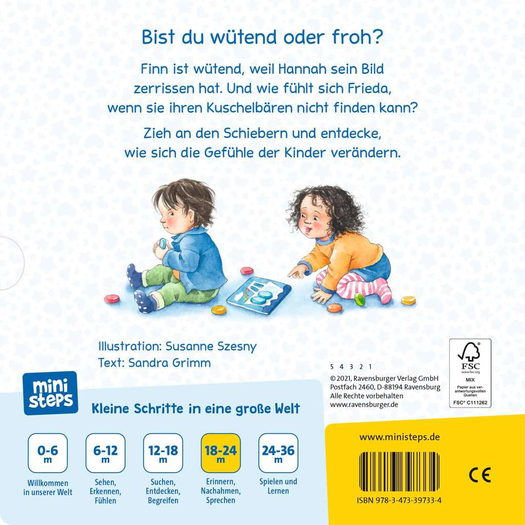 ministeps: Glücklich, traurig, wütend, froh