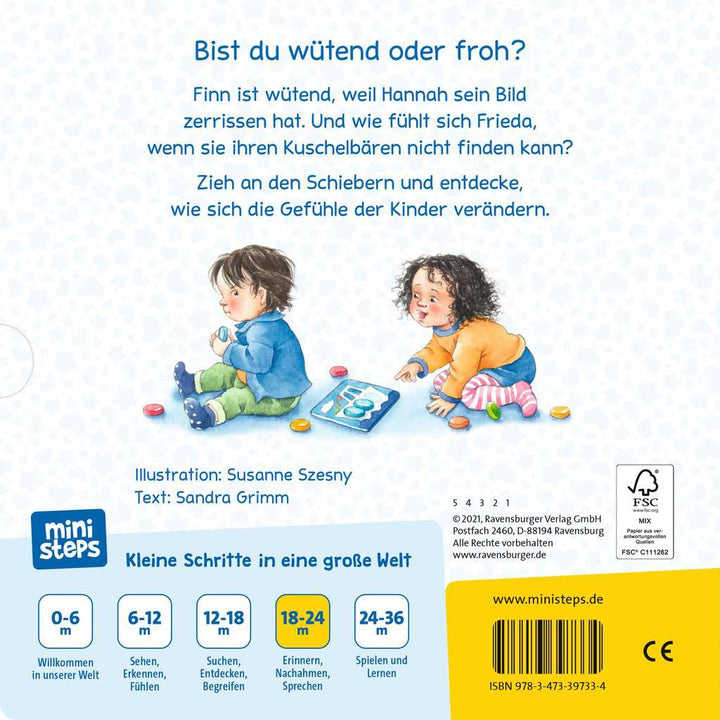 ministeps: Glücklich, traurig, wütend, froh