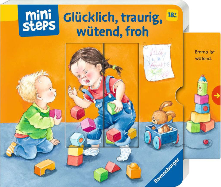 ministeps: Glücklich, traurig, wütend, froh