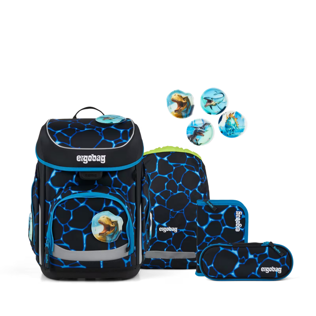 Ergobag Cubo Schulranzen-Set 5tlg Bärassic Garden