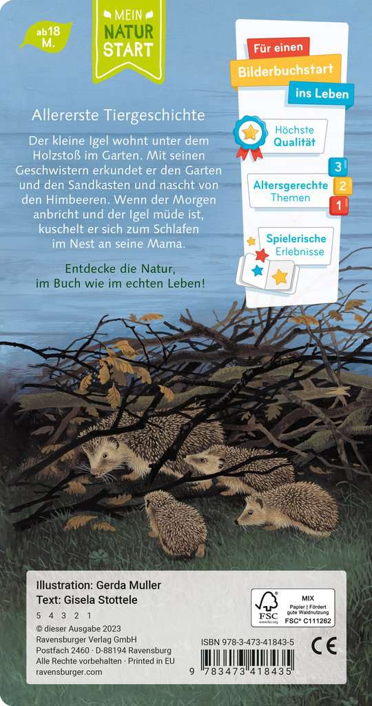 Ich bin der kleine Igel