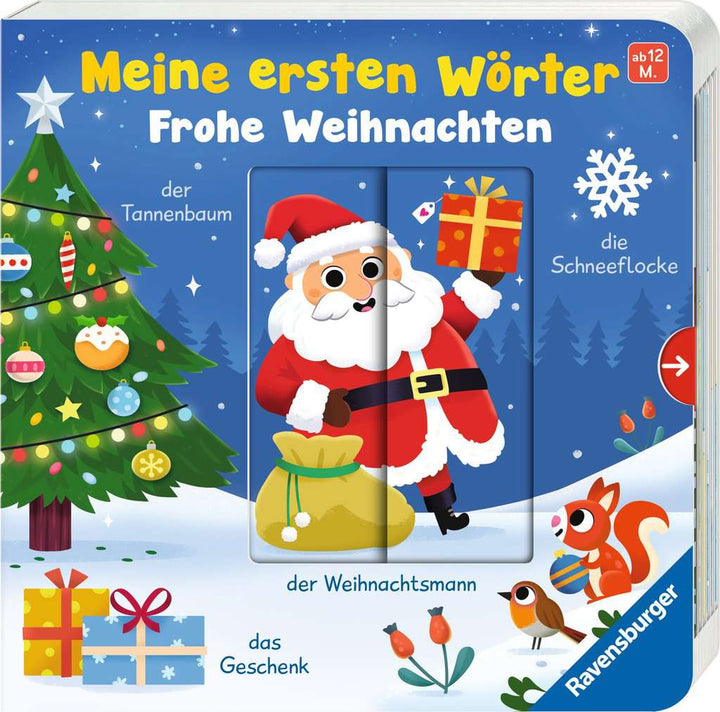 Meine ersten Wörter: Frohe Weihnachten – Sprechen lernen mit großen Schiebern für Kinder ab 12 Monaten