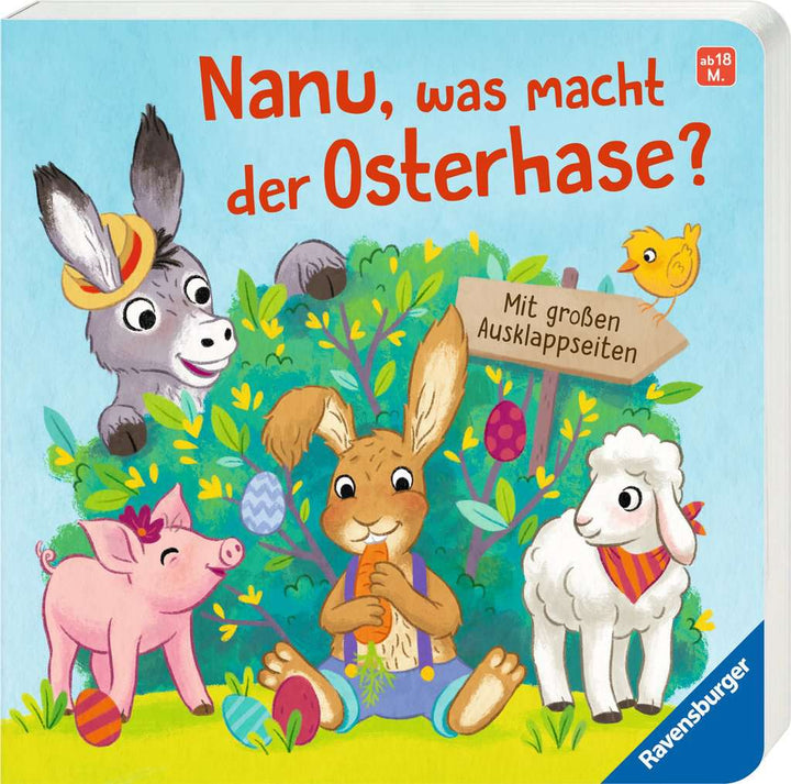 Nanu, was macht der Osterhase?