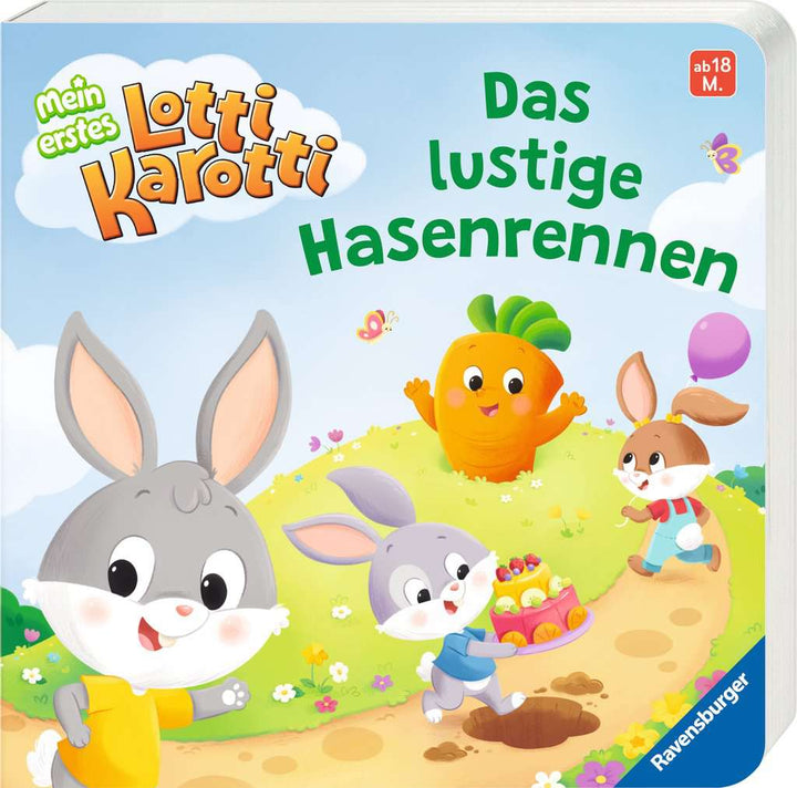 Mein erstes Lotti Karott: Das lustige Hasenrennen – ein Buch für kleine Fans des Kinderspiel-Klassikers Lotti Karotti