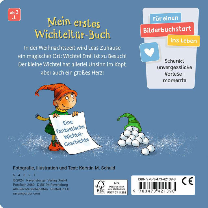 Ein Wichtel wohnt bei uns: Mein erstes Wichteltür-Buch (Weihnachtswichtel, Wichtelbrauch, Geschenk, ab 3 Jahre)