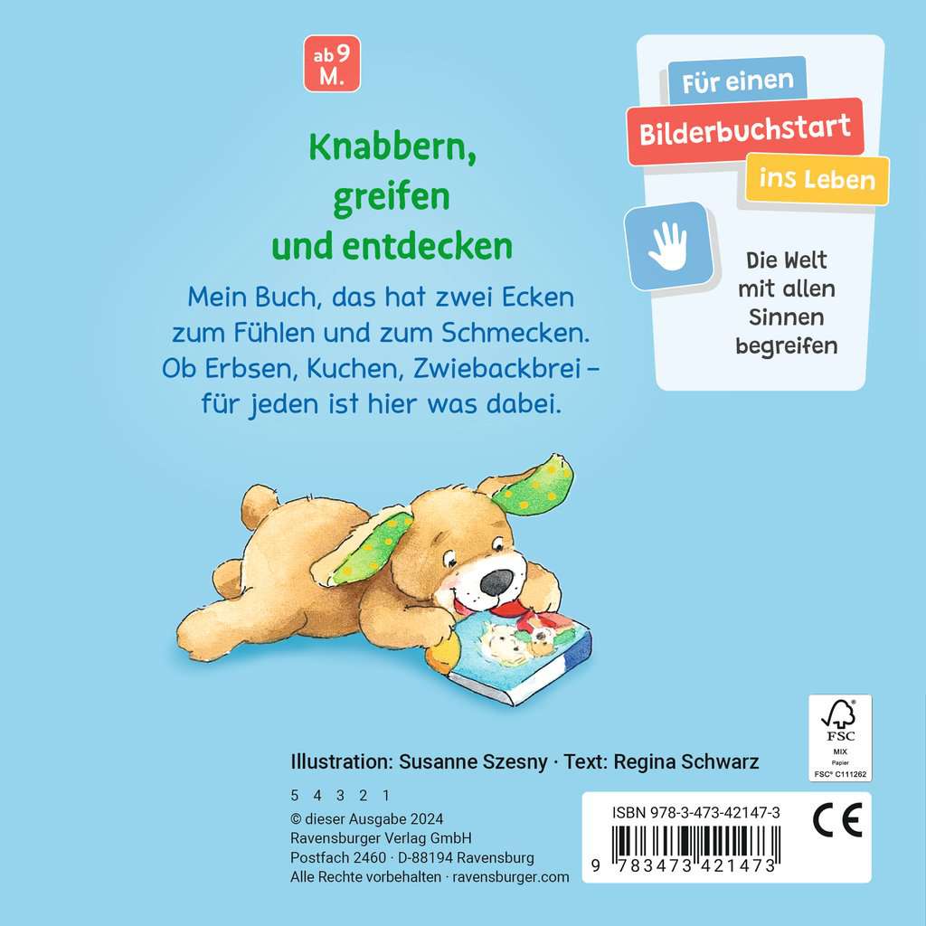 Mein erstes Spiel- und Beiß-Buch: Babybuch mit Beißecken ab 9 Monaten