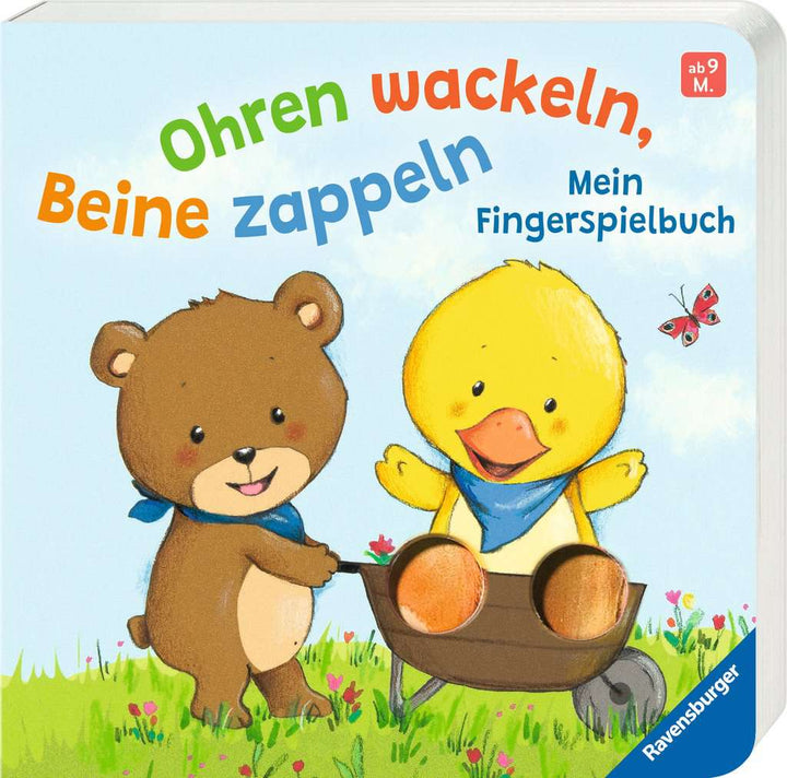 Ohren wackeln, Beine zappeln: Mein Fingerspielbuch. Babybuch ab 9 Monaten