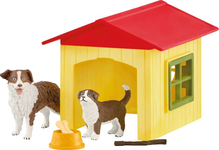 SCHLEICH FARM WORLD HUNDEHUETTE GEL -  -