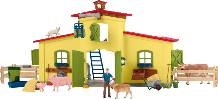 SCHLEICH FARM WORLD GROSSER STALL M -  -